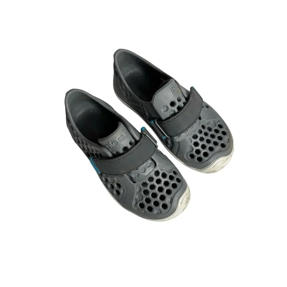 PLAE Mimo water shoes with an adjustable strap gray child size 9